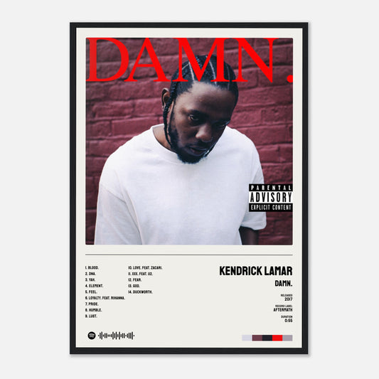 Kendrick Lamar - DAMN. Poster