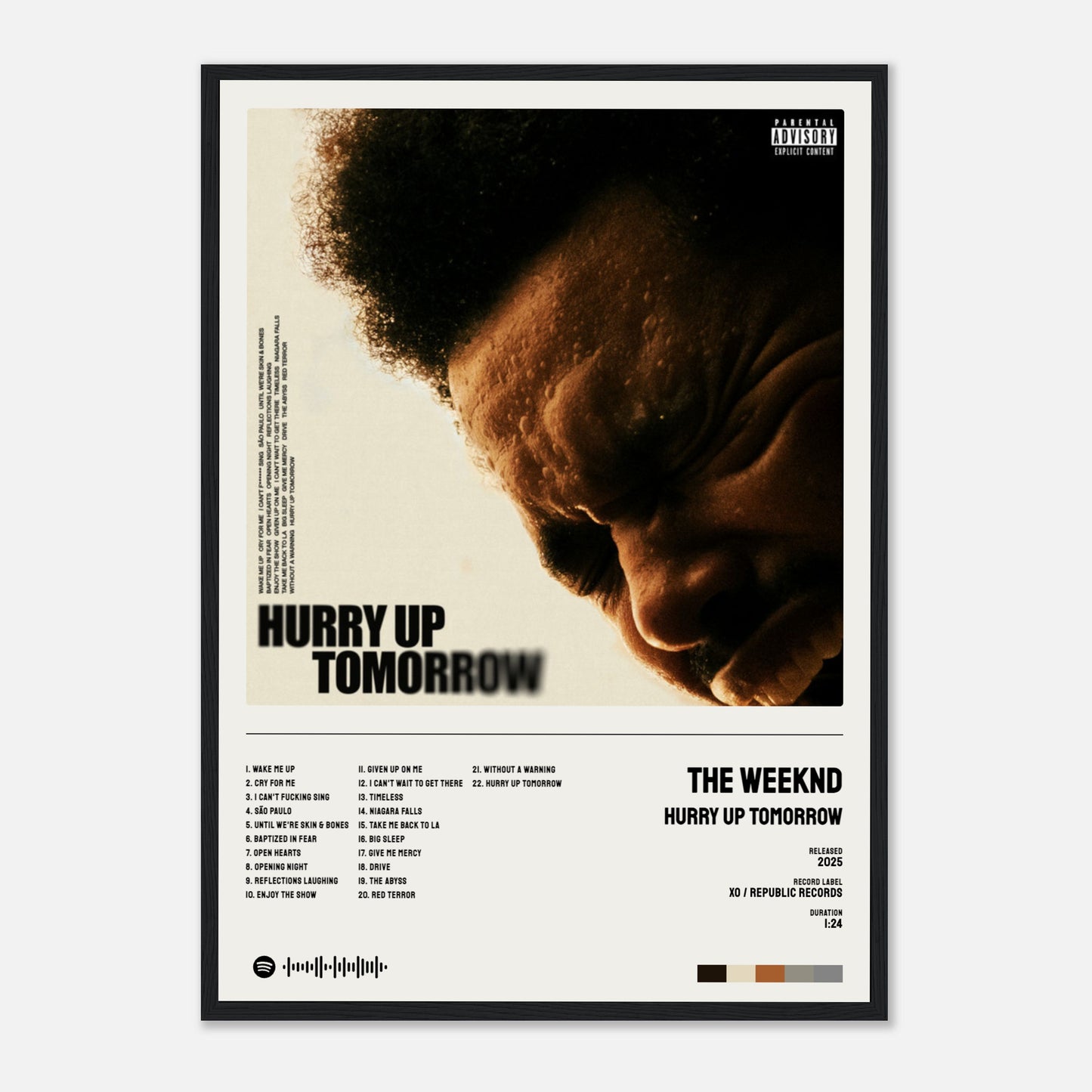 The Weeknd - Hurry Up Tomorrow Poster