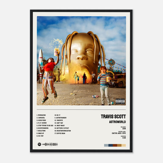 Travis Scott - ASTROWORLD Poster